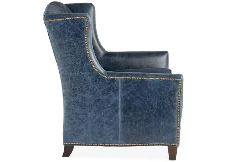 Lena Club Chair - Ocean Leather - Massoud