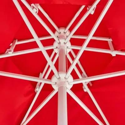 Poppy Two-Tier Patio Umbrella - Red