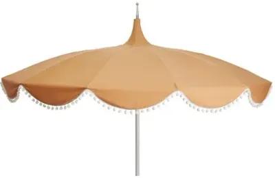 Dani Pom-Pom Patio Umbrella - Wheat - Beige