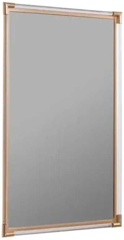 Ambrose Wall Mirror - Acrylic/Brass