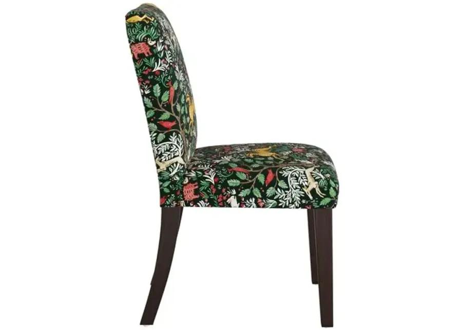 Shannon Side Chair - Frolic - Handcrafted - Green