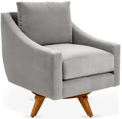 Nash Velvet Swivel Chair