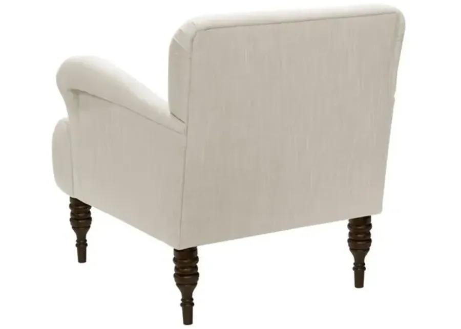 Nicolette Club Chair - Hancrafted in the USA