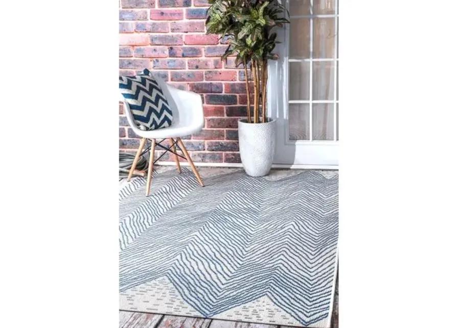 Brixi Outdoor Rug - Blue - Blue