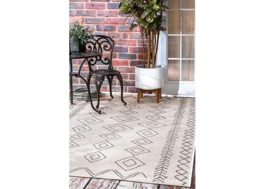 Kandace Outdoor Rug - Ivory - Ivory