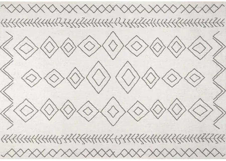 Kandace Outdoor Rug - Ivory - Ivory