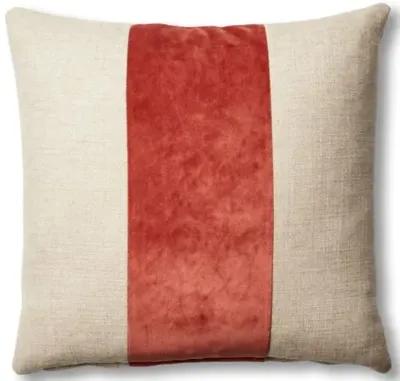 Blakely 19x19 Pillow - Natural/Rust