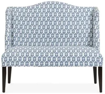 Chelsea Camelback Banquette - Handcrafted - Blue