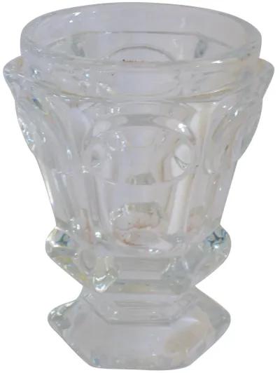 Baccarat Faceted Pedestal Vase - The Emporium Ltd. - Clear