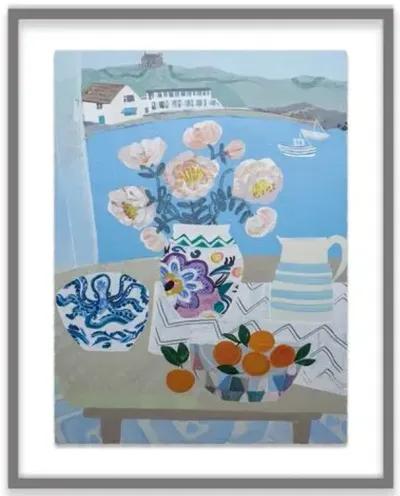 Emma Williams - Camellias and Clementines - Blue