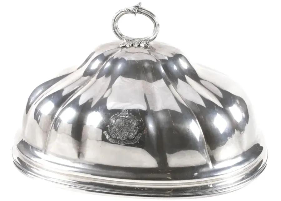 19th-C. Sheffield Plate Dome Cover - Antiquarian Art Company - Silver