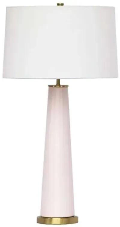 Audrey Ceramic Table Lamp - Blush - Regina Andrew