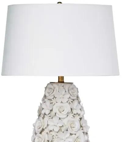 Southern Living Alice Flower Table Lamp - White - Regina Andrew