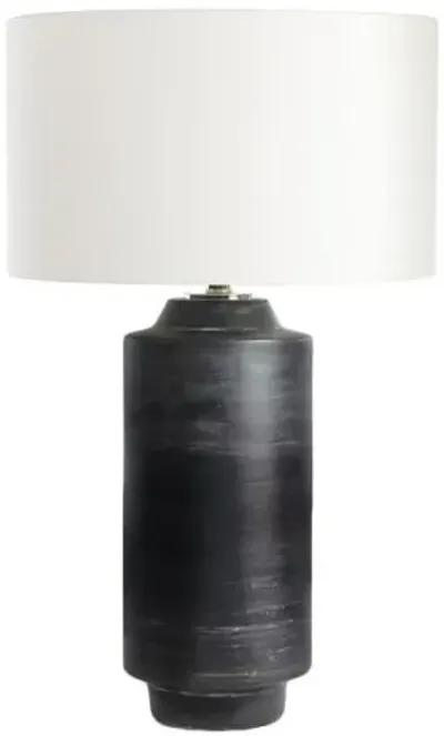 Dayton Ceramic Table Lamp - Ebony - Regina Andrew