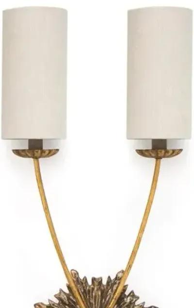 Southern Living Louis Sconce - Antiqued Gold - Regina Andrew