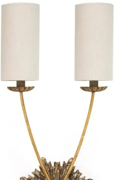 Southern Living Louis Sconce - Antiqued Gold - Regina Andrew