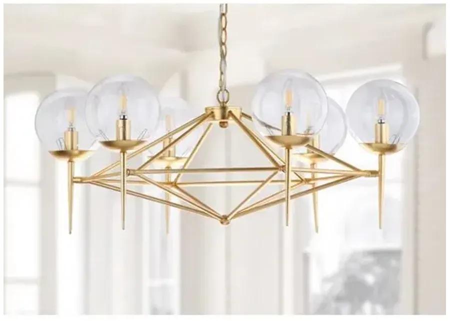 Bellina Chandelier - Gold