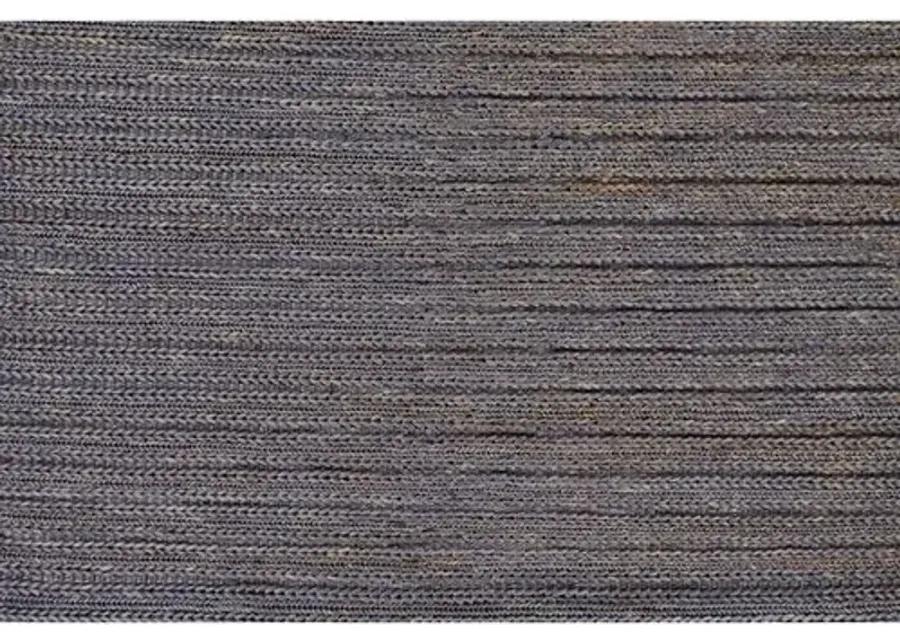 Elston Flat-Weave Rug - Onyx - Black - Black