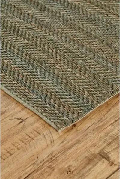 Roswell Flat-Weave Rug - Green - Green