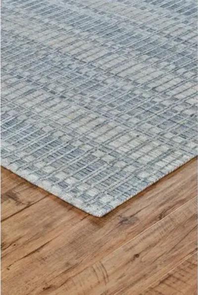 Hawthorne Hand-Knotted Rug - Blue/Silver - Blue