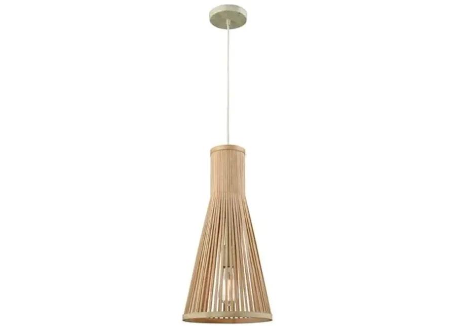 Lanston Tall Pendant - Natural - Beige