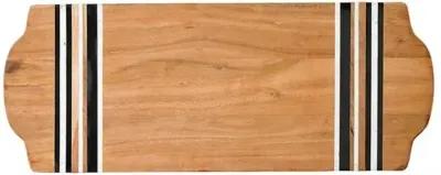 Stonewood Stripe Serving Board - Natural - Juliska - Brown