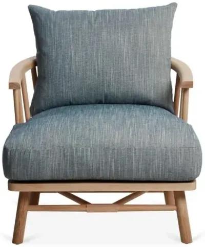 Bauer Accent Chair - Indigo Crypton - Community - Blue, Comfortable, Durable, Cushioned