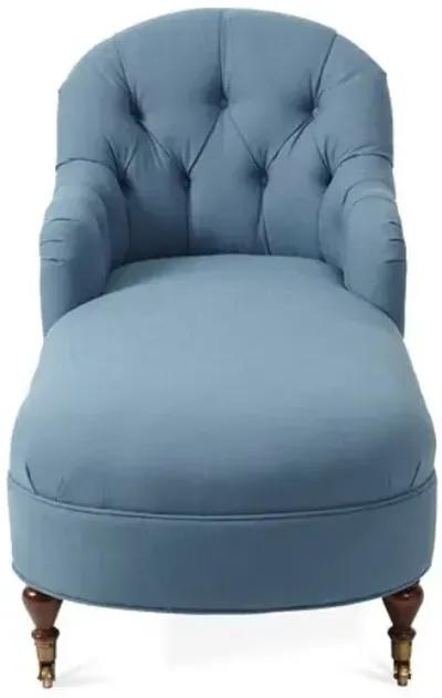 Marlowe Chaise - Indigo Crypton - Blue - Comfortable, Sturdy, Stylish, Eco-Friendly, Eco-Friendly