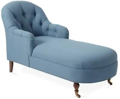 Marlowe Chaise - Indigo Crypton - Blue - Comfortable, Sturdy, Stylish, Eco-Friendly, Eco-Friendly