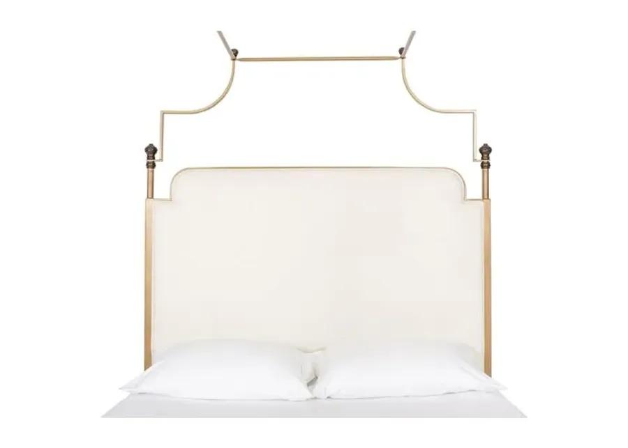 Loren Canopy Bed - Gold