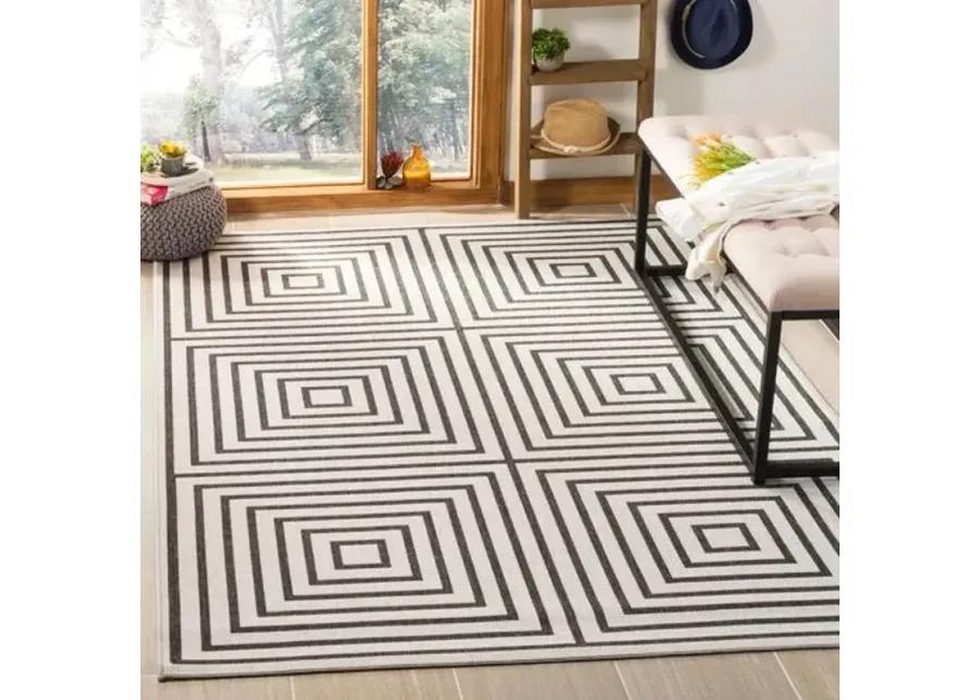 Arkin Rug - Ivory/Charcoal - Black - Black