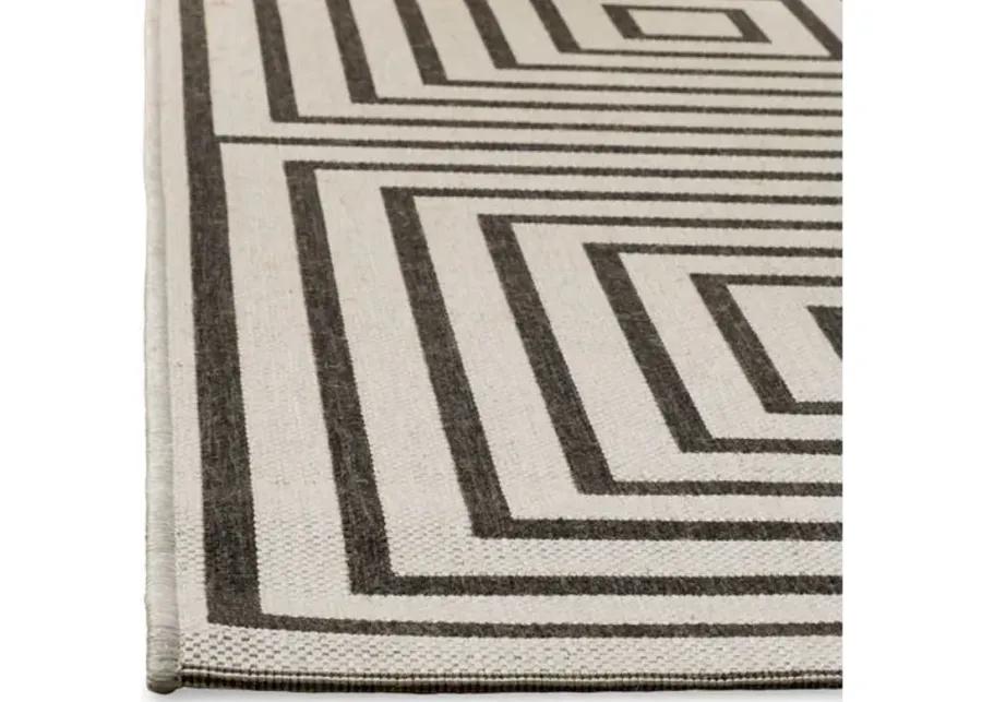 Arkin Rug - Ivory/Charcoal - Black - Black