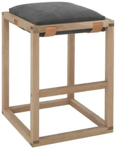 Orly Counter Stool - Vintage Gray Linen - Community - Handcrafted