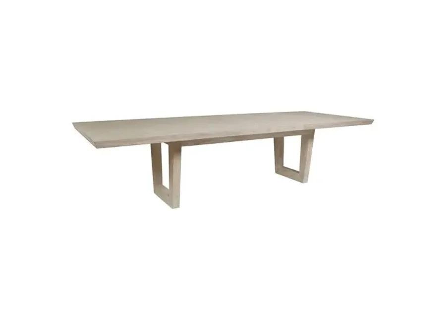 Brio Rectangular Dining Table - Bianco White - Artistica