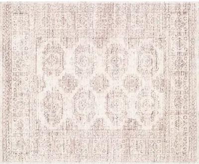 Arley Hand-Knotted Rug - White/Berry - Pink - Pink