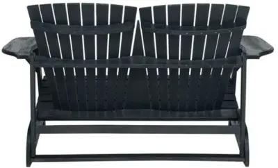 Hampton Outdoor Bench - Dark Slate Gray - Black