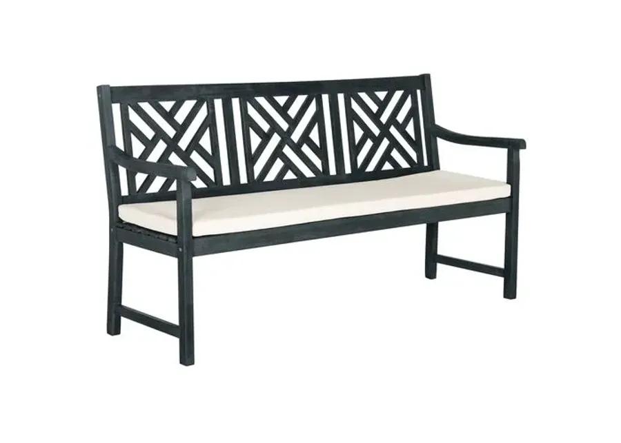 Bradbury Outdoor Bench - Dark Slate Gray - Ivory