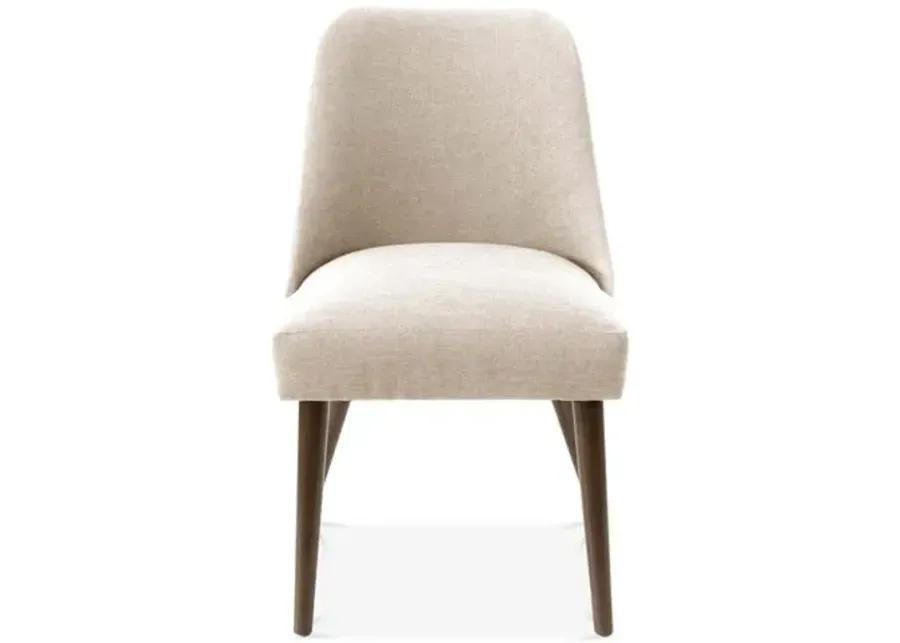 Barron Side Chair - Handcrafted - Beige