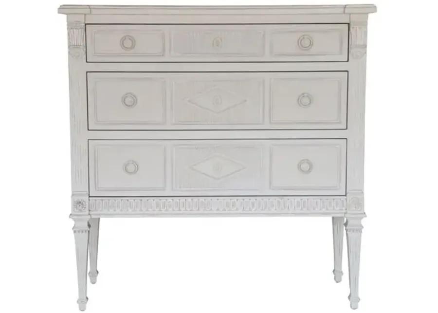 Aria 3-Drawer Dresser - Gray - Ave Home