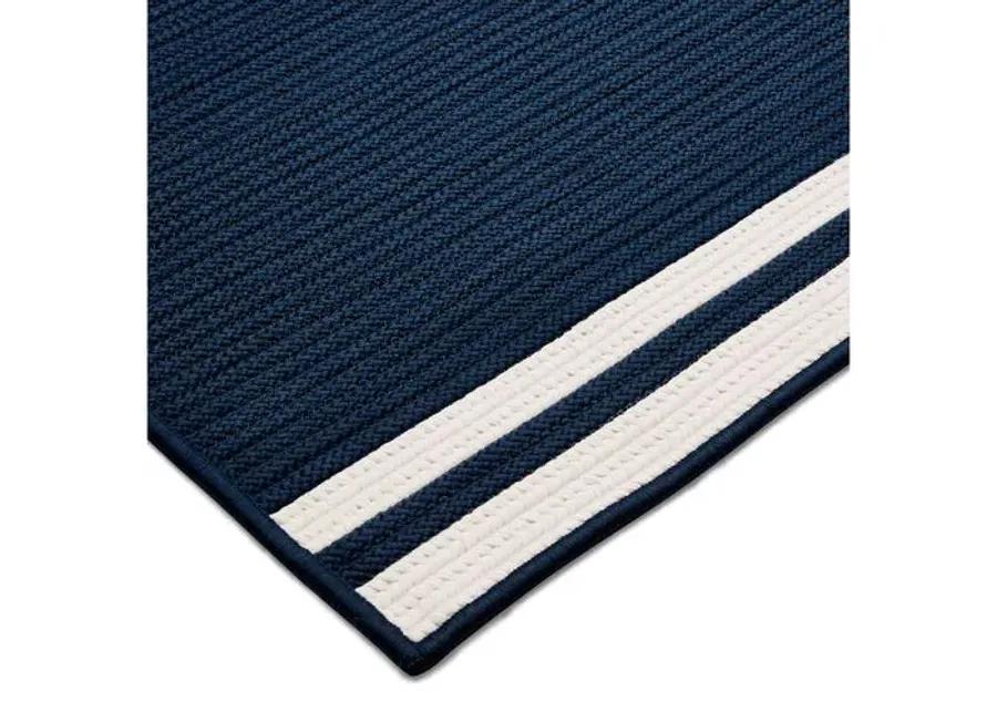 Northport Outdoor Rug - Navy/White - Blue - Blue