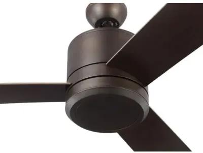 Visual Comfort - Vision Ceiling Fan - Roman Bronze - Brown - 3 Blades, Hand-Held Remote Control