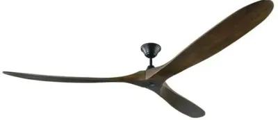 Visual Comfort - Maverick Ceiling Fan - Dark Walnut/Black - Brown - 3 Blades, Hand-Held Remote Control, Energy Efficient, 6 Speed DC Motor