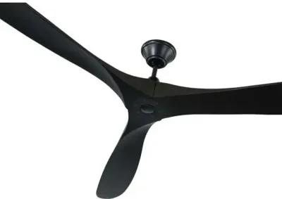 Visual Comfort - Maverick Ceiling Fan - Matte Black - 3 Blades, Hand-Held Remote Control, Energy Efficient, 6 Speed DC Motor