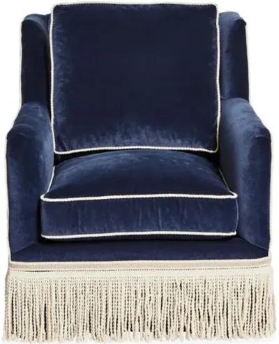 Portsmouth Chair - Navy Velvet - Blue