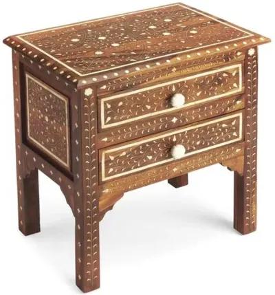 Tarson Nightstand - Brown - Handcrafted