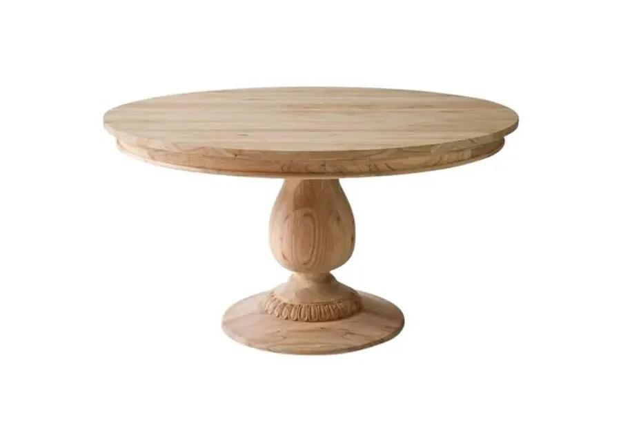 Charlotte Round Dining Table - Natural - Ave Home