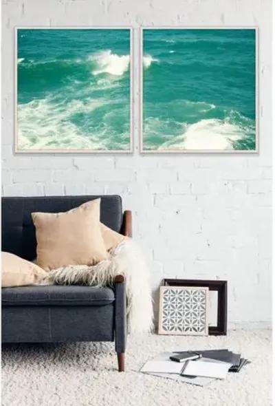 Christine Flynn - Ocean Diptych - Green