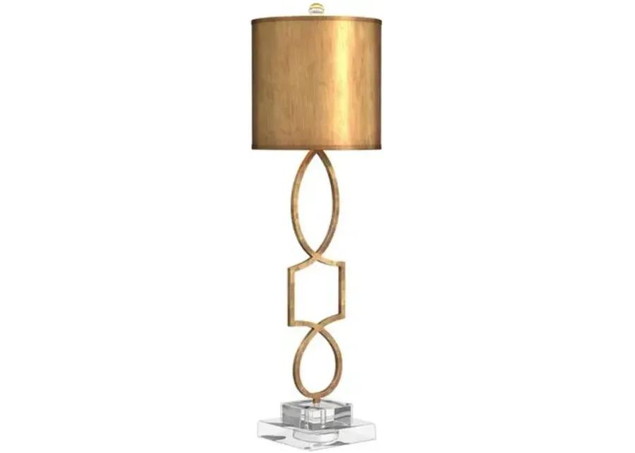 Balancing Table Lamp - Gold Leaf