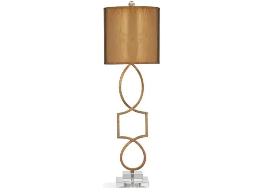 Balancing Table Lamp - Gold Leaf