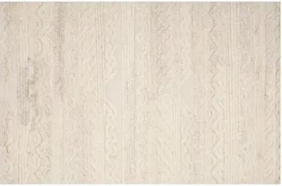 Kaari Hand-Knotted Rug - Ivory - Ivory